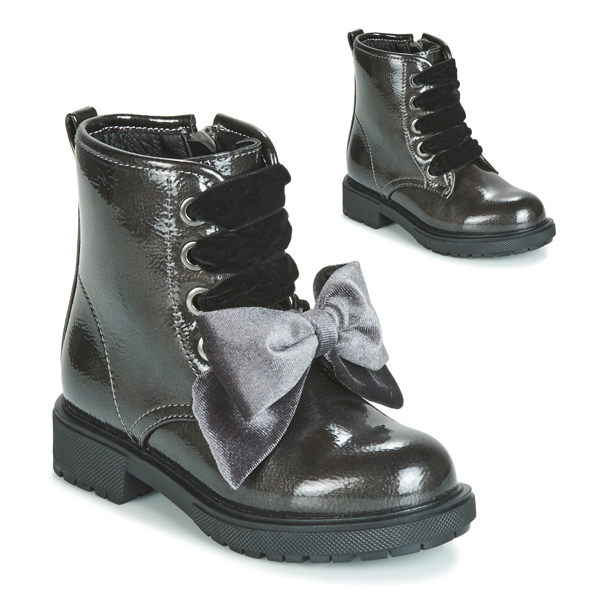 Schuhe Mädchen Boots Gioseppo LEHRE Grau
