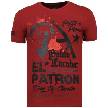 Kleidung Herren T-Shirts Local Fanatic El Patron Pablo Strass Rot