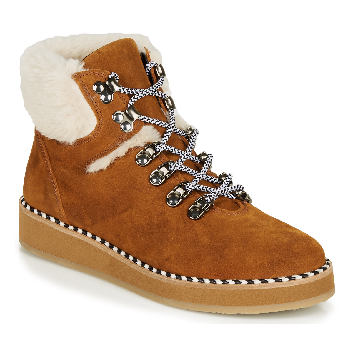 Schuhe Damen Boots Ippon Vintage RIDE LAND Camel