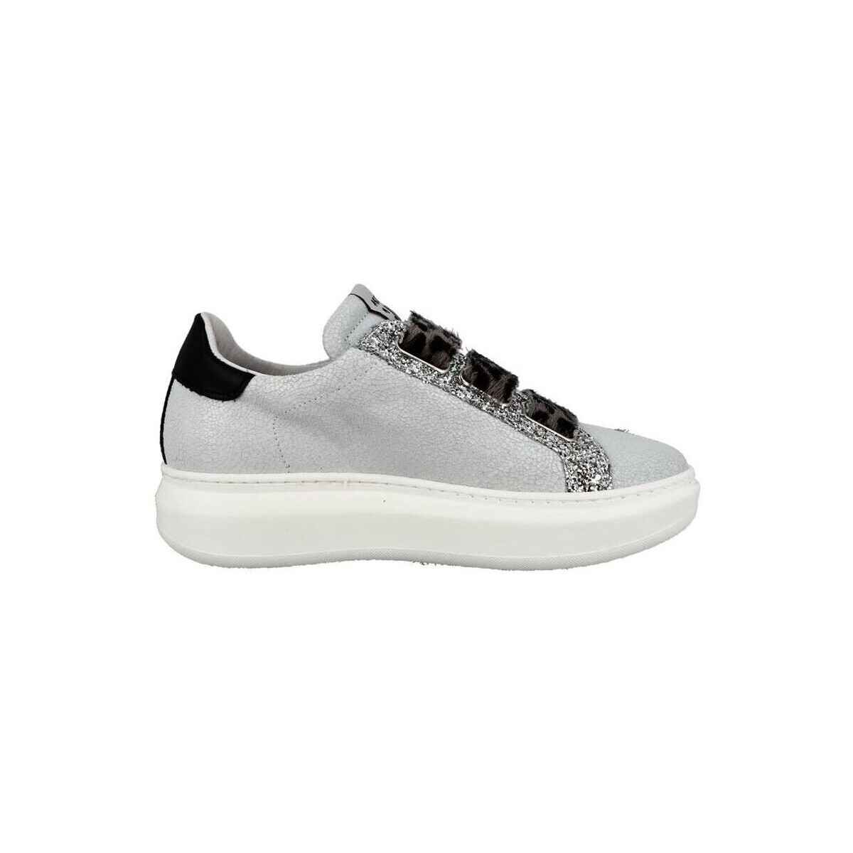 Schuhe Damen Derby-Schuhe Meline NO 81  CRACK BIANCO GALAXY NERO NO 81 Weiss
