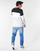 Kleidung Herren Sweatshirts Fila STRAIGHT BLOCKED CREW Grau / Schwarz