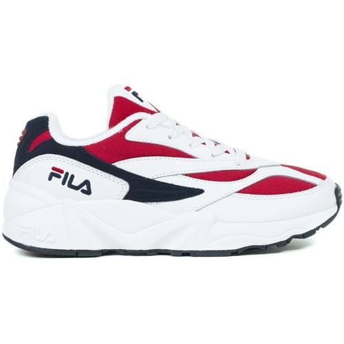 Schuhe Damen Sneaker Low Fila V94M Low Wmn Weiß, Schwarz, Rot