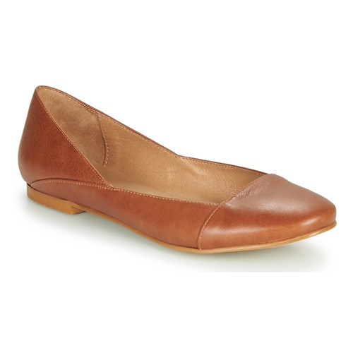 Schuhe Damen Ballerinas Casual Attitude TOBALO Cognac