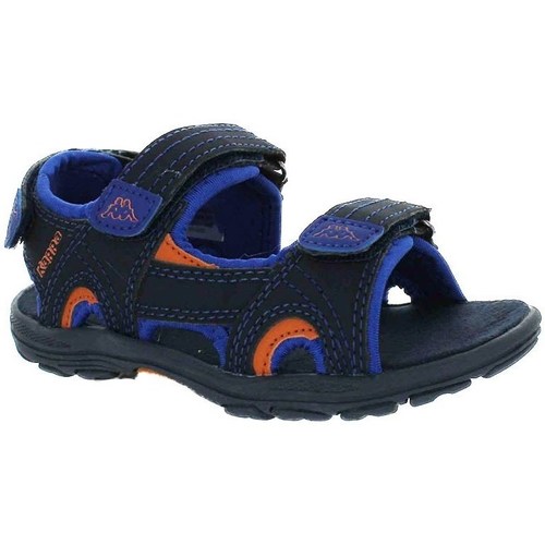 Schuhe Kinder Sandalen / Sandaletten Kappa Early II Schwarz, Orangefarbig, Blau