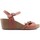 Schuhe Damen Sandalen / Sandaletten Interbios W komfortablen Keil Sandalen Rot