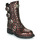 Schuhe Damen Boots New Rock M-373X Schwarz / Rot