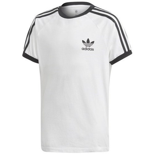 Kleidung Jungen T-Shirts adidas Originals 3STRIPES Legend Weiß, Schwarz