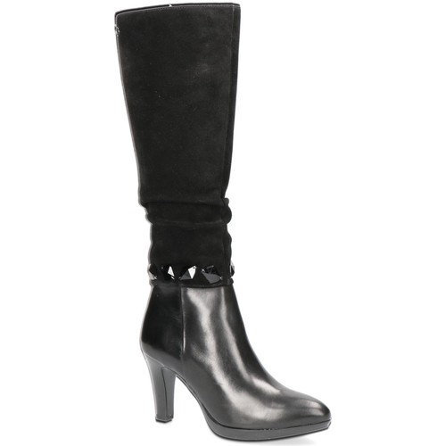 Schuhe Damen Stiefel Caprice Stiefel 019 BLACK COMB 9-9-25534-21 019 Schwarz