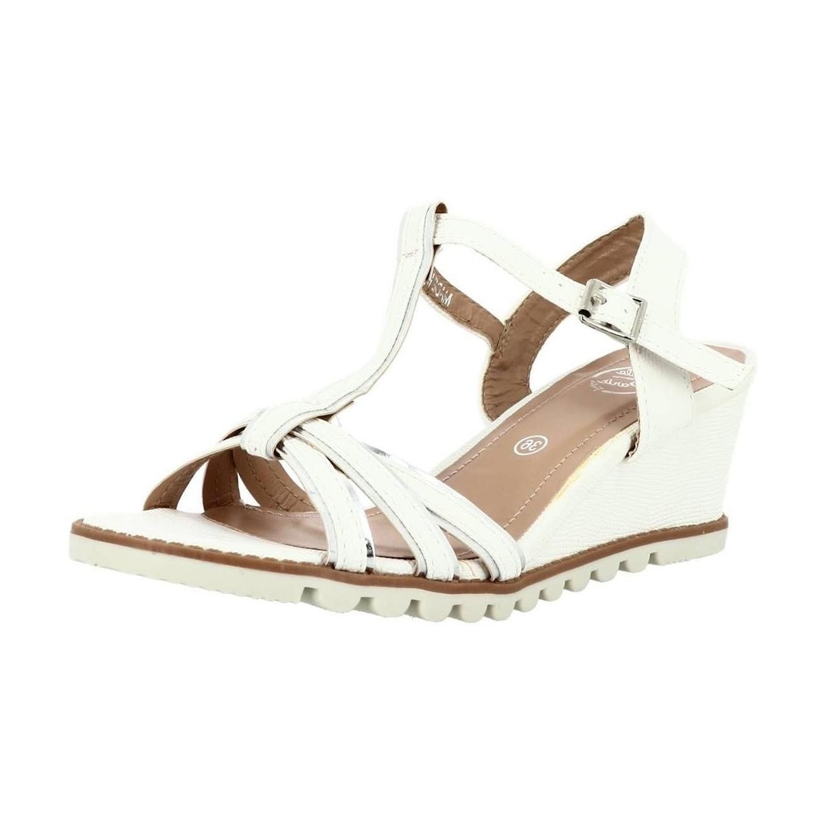 Schuhe Damen Sandalen / Sandaletten Initiale Paris ROMANE Weiss