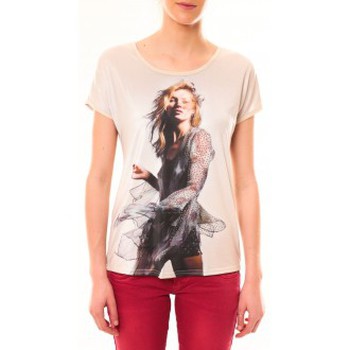 Kleidung Damen T-Shirts By La Vitrine Tee-shirt MC1497 Rose Rosa