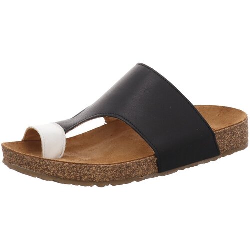 Schuhe Damen Pantoletten / Clogs Haflinger Pantoletten Bio Anka 819061-0-920 Schwarz