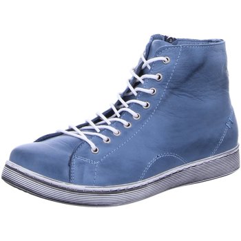 Schuhe Damen Boots Andrea Conti Schnuerschuhe D Boots kalt hell 0341500-398 Bleu blau