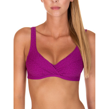 Kleidung Damen Bikini Ober- und Unterteile Lisca Bügel-Badeanzug-Oberteil Kala Nera  lila Violett