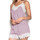 Kleidung Damen Pyjamas/ Nachthemden Admas Pyjama Weichkrepp violett Violett