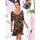 Kleidung Damen Kleider Admas Strandkleid mit halben Ärmeln Hawaii Multicolor