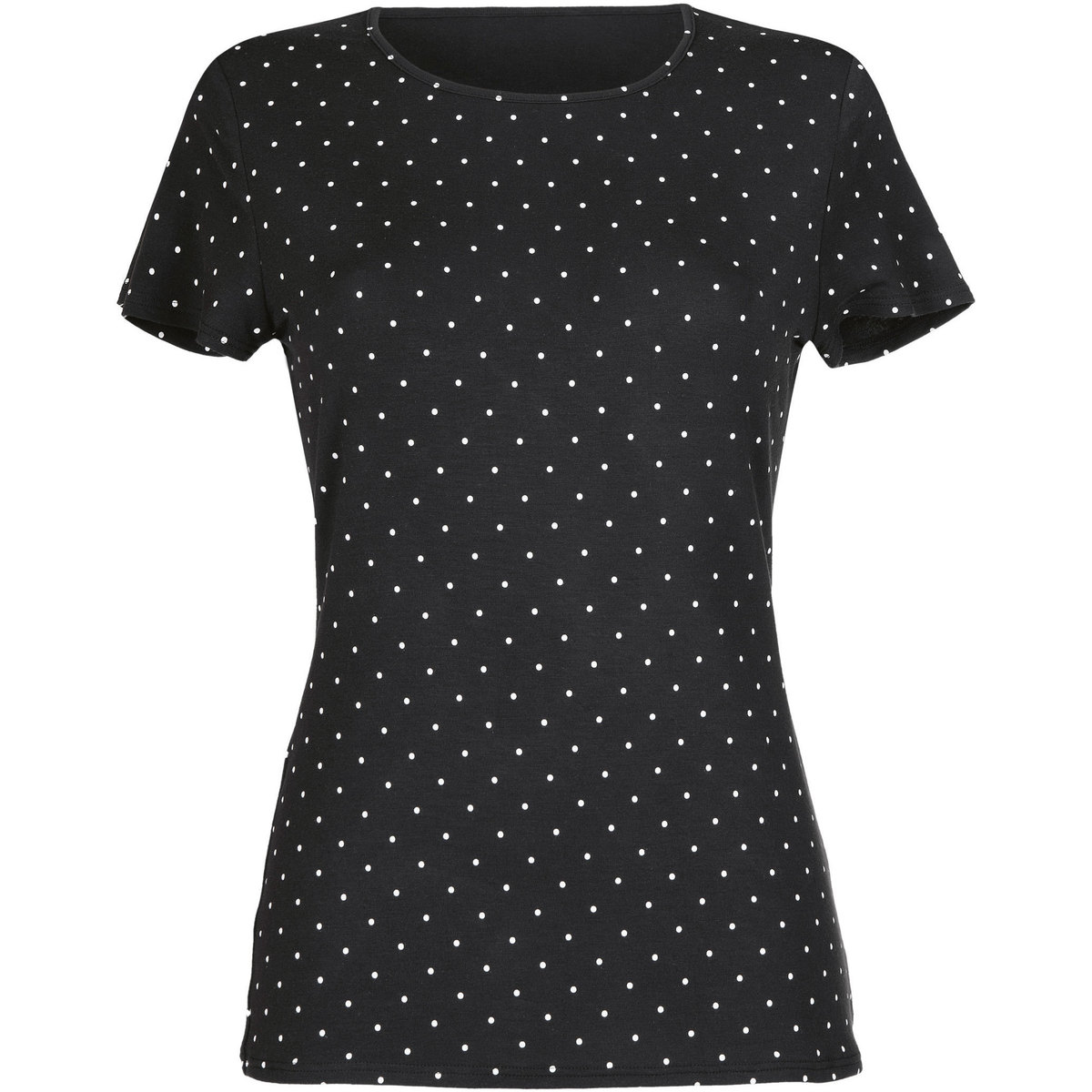Kleidung Damen Tops / Blusen Lisca T-Shirt mit kurzen Ärmeln Dotty Cheek by Schwarz