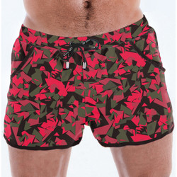 Kleidung Herren Shorts / Bermudas Code 22 Mini-Shorts Camo Code22 Schwarz