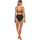 Kleidung Damen Bikini Ober- und Unterteile Lisca Bari  Badeanzug Top Schwarz