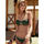 Kleidung Damen Bikini Ober- und Unterteile Ory Balneaire Carey by Ory geknotete Badeanzug-Strümpfe Grün