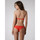 Kleidung Damen Bikini Ober- und Unterteile Luna Pixel  Brasilianische Badeanzug-Strümpfe Orange
