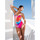 Kleidung Damen Badeanzug Luna 1-teiliger Badeanzug Rainbow Multicolor