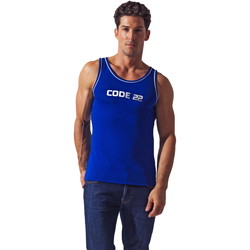 Kleidung Herren Tops Code 22 Basic Code22 Tank Top Blau