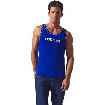 Kleidung Herren T-Shirts & Poloshirts Code 22 Basic Code22 Tank Top Blau