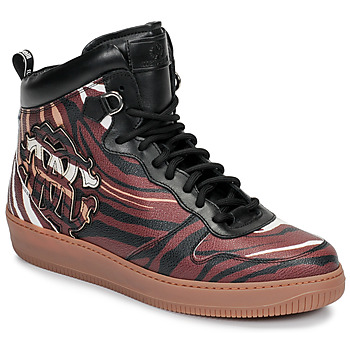 Schuhe Herren Sneaker High Roberto Cavalli 8343 Multicolor