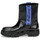 Schuhe Herren Boots John Galliano 8560 Schwarz / Blau