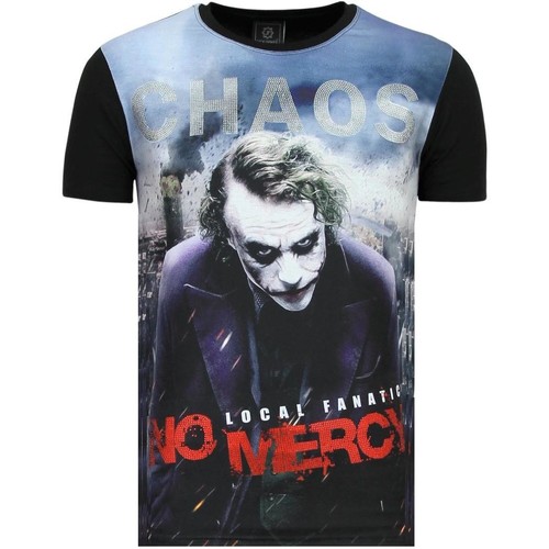 Kleidung Herren T-Shirts Local Fanatic The Joker Chaos No Mercy Z Schwarz