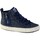 Schuhe Mädchen Sneaker High Geox 133260 Blau