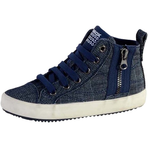 Schuhe Mädchen Sneaker High Geox 133260 Blau