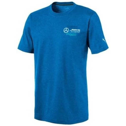 Kleidung Herren T-Shirts Puma Amg Logo Tee Blau