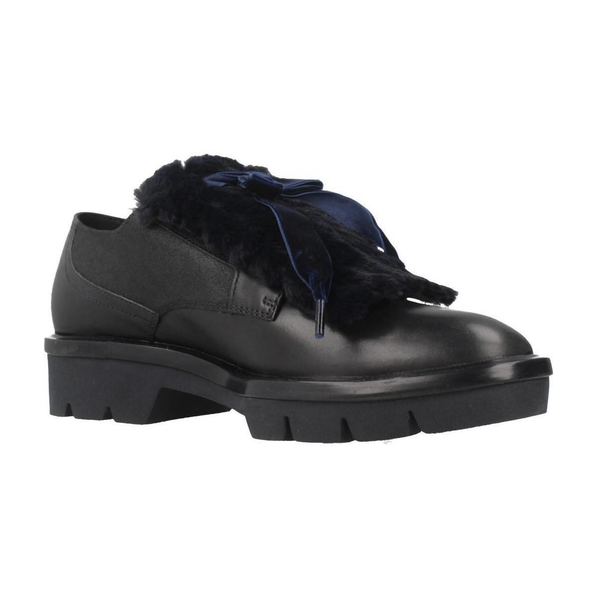 Schuhe Damen Derby-Schuhe & Richelieu Geox D QUINLYNN PLUS Blau