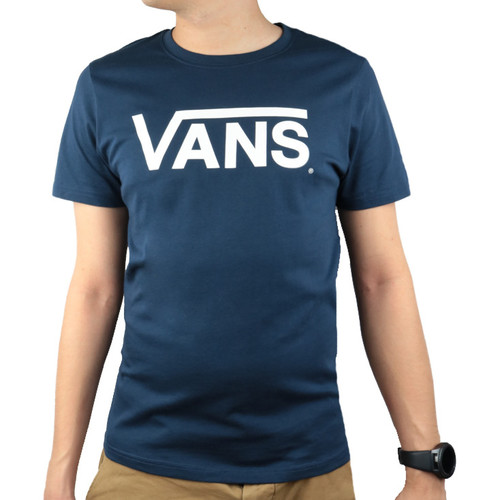 Kleidung Herren T-Shirts Vans Ap M Flying VS Tee Blau