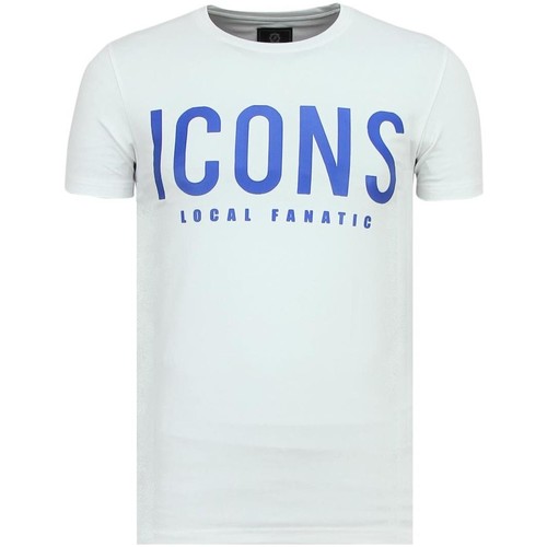 Kleidung Herren T-Shirts Local Fanatic ICONS Print W Weiss