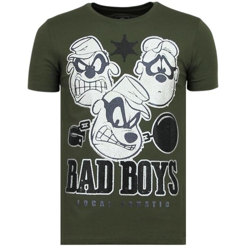 Kleidung Herren T-Shirts Local Fanatic Beagle Boys Shirt Mit Grün