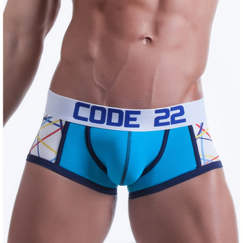 Unterwäsche Herren Boxer Code 22 Shorty Abstract Code22 Blau
