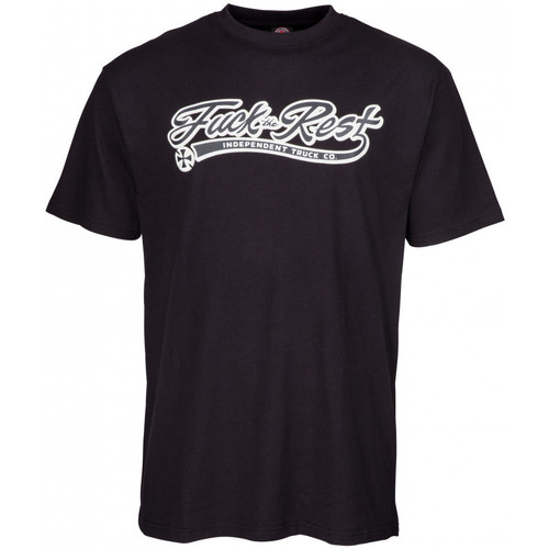Kleidung Herren T-Shirts & Poloshirts Independent Ftr script baseball Schwarz