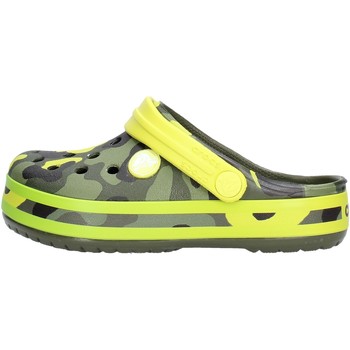 Schuhe Jungen Pantoletten / Clogs Crocs - Crocband verde mimet 205532 VERDE
