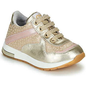 Schuhe Mädchen Sneaker Low GBB LELIA Beige / Gold