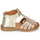Schuhe Mädchen Sandalen / Sandaletten GBB ATECA Gold