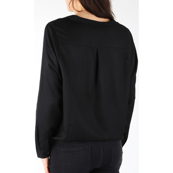 Wrangler Damenhemd  L/S Wrap Shirt Black W5180BD01 Schwarz