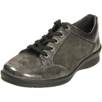 Schuhe Damen Derby-Schuhe & Richelieu Semler Schnuerschuhe K-LACK/SAMT-CHEVRO X2125511/007 grau
