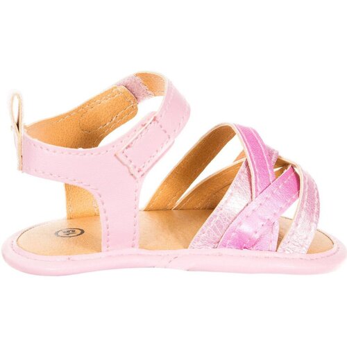 Schuhe Mädchen Sandalen / Sandaletten Le Petit Garçon C-10-ROSA Rosa