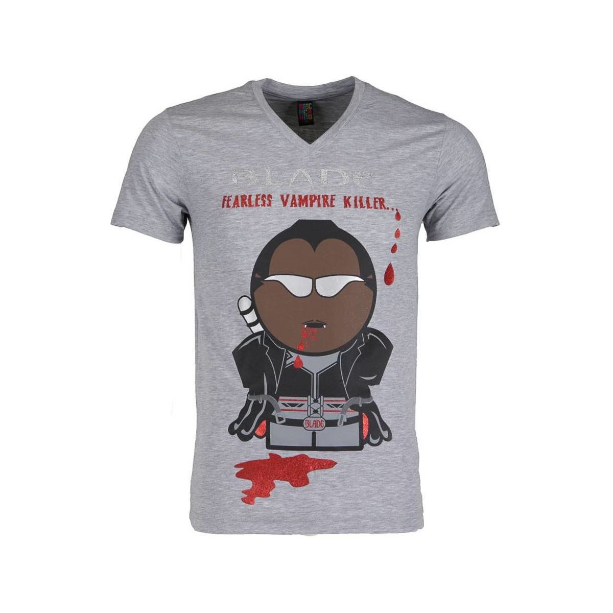Kleidung Herren T-Shirts Local Fanatic Blade Fearless Vampire Killer Grau