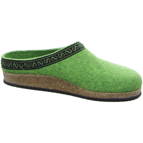 Schuhe Damen Hausschuhe Stegmann Comfort Wollfilz Clogs 108 17801-8819 Grün