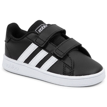 Schuhe Kinder Sneaker Low adidas Originals Grand Court I Schwarz