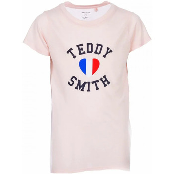 Kleidung Mädchen T-Shirts & Poloshirts Teddy Smith 51005733D Rosa