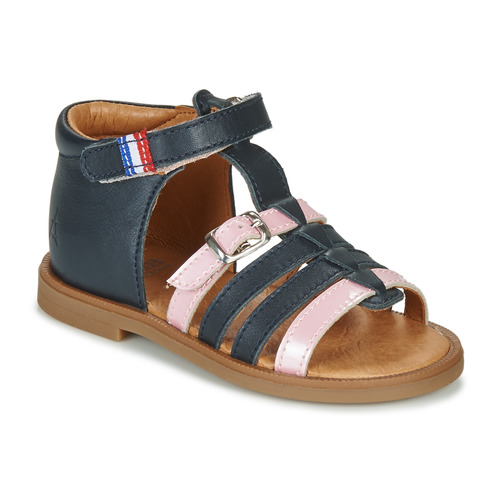 Schuhe Mädchen Sandalen / Sandaletten GBB GUINGUETTE Marine / Rosa